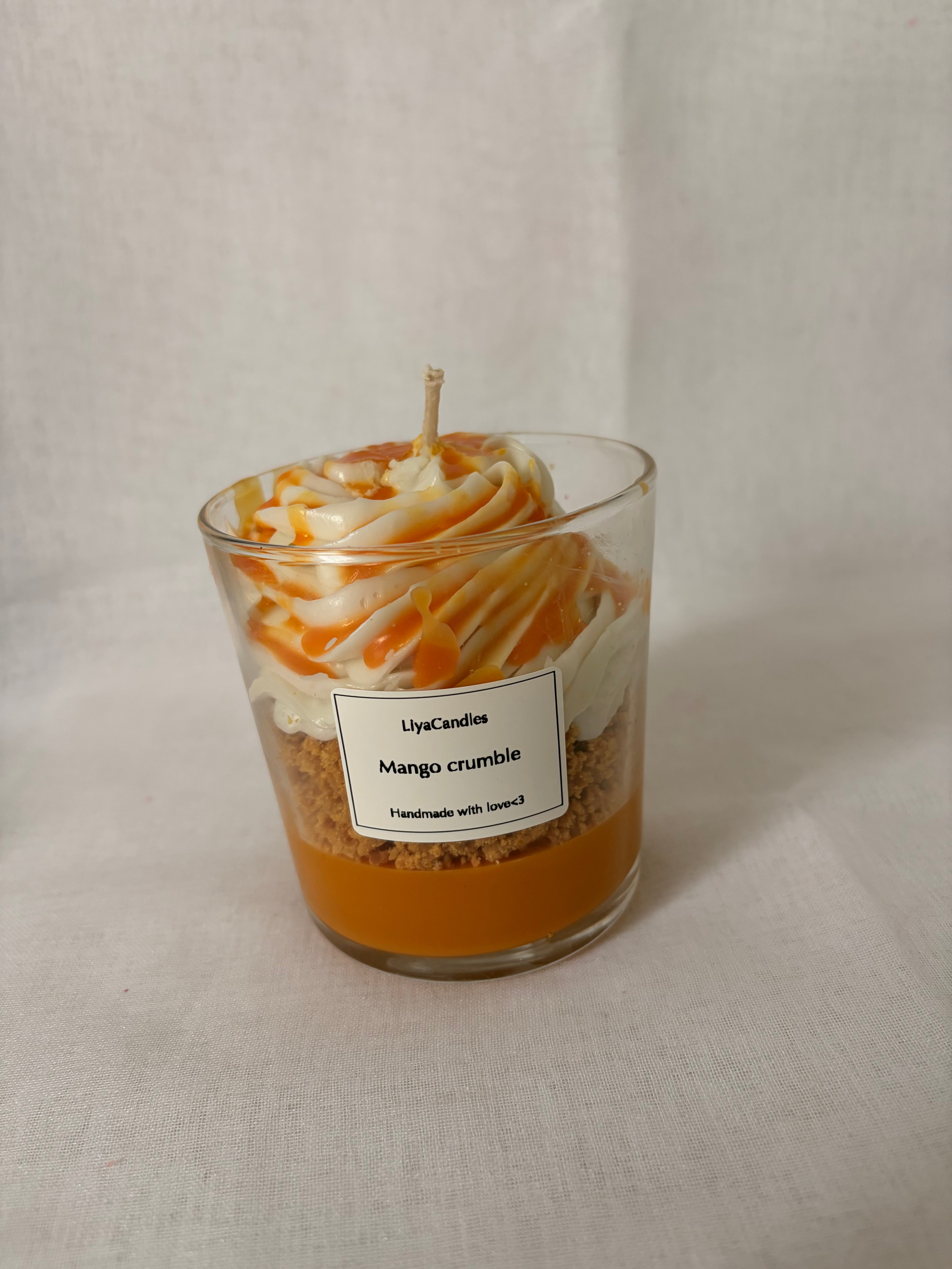 Mango Crumble – Sojawachs Duftkerze 🥭🍊