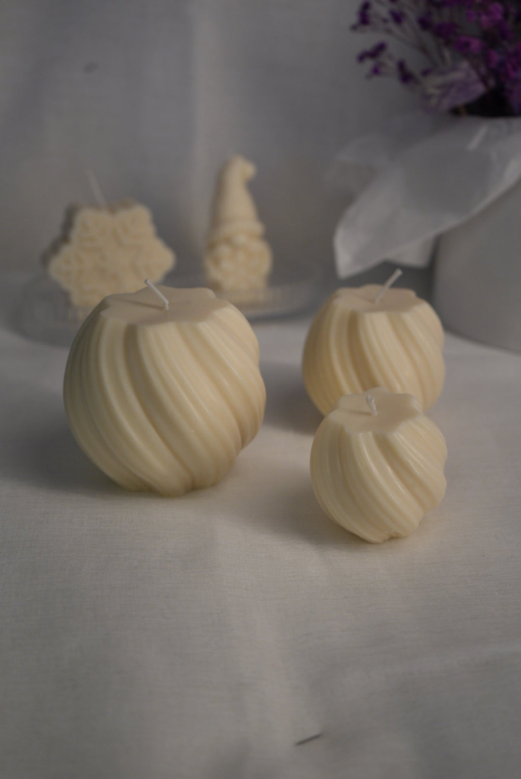 3er Set Swirl Kerze‘🕯️