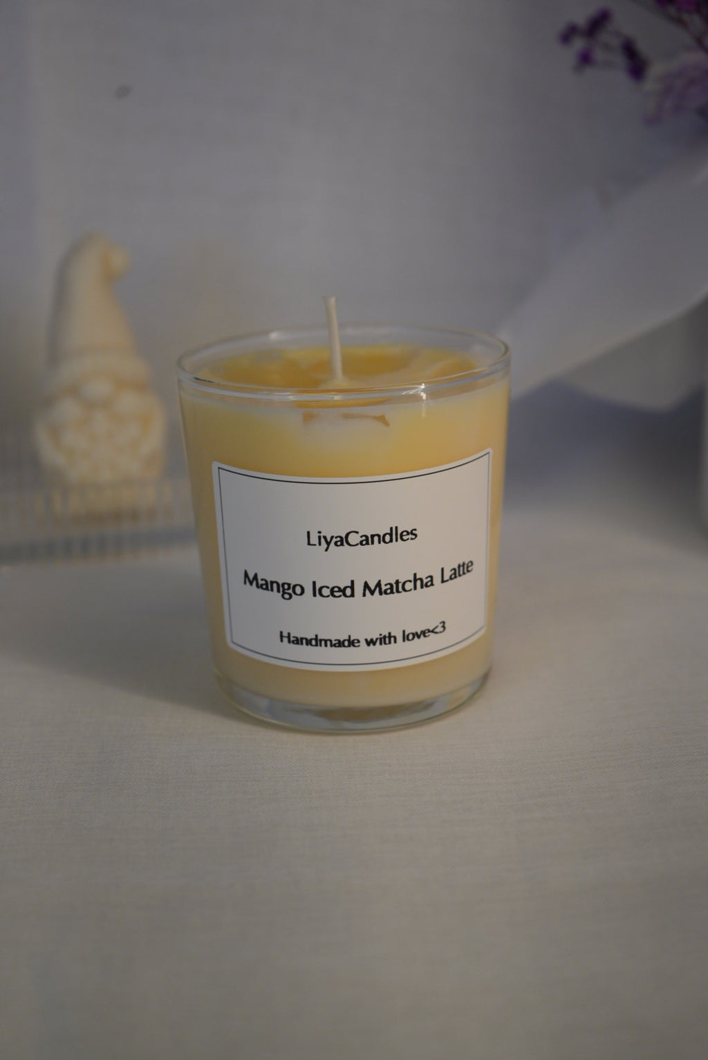 Mango Iced machta Latte‘🥭