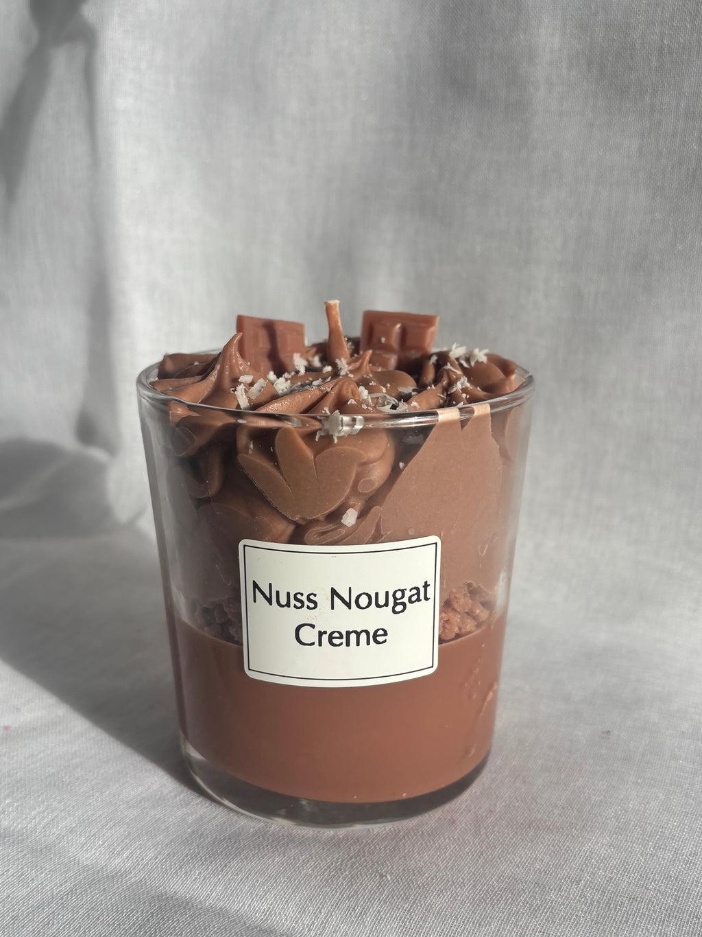 Nuss Nougat Creme – Duftkerze aus Sojawachs