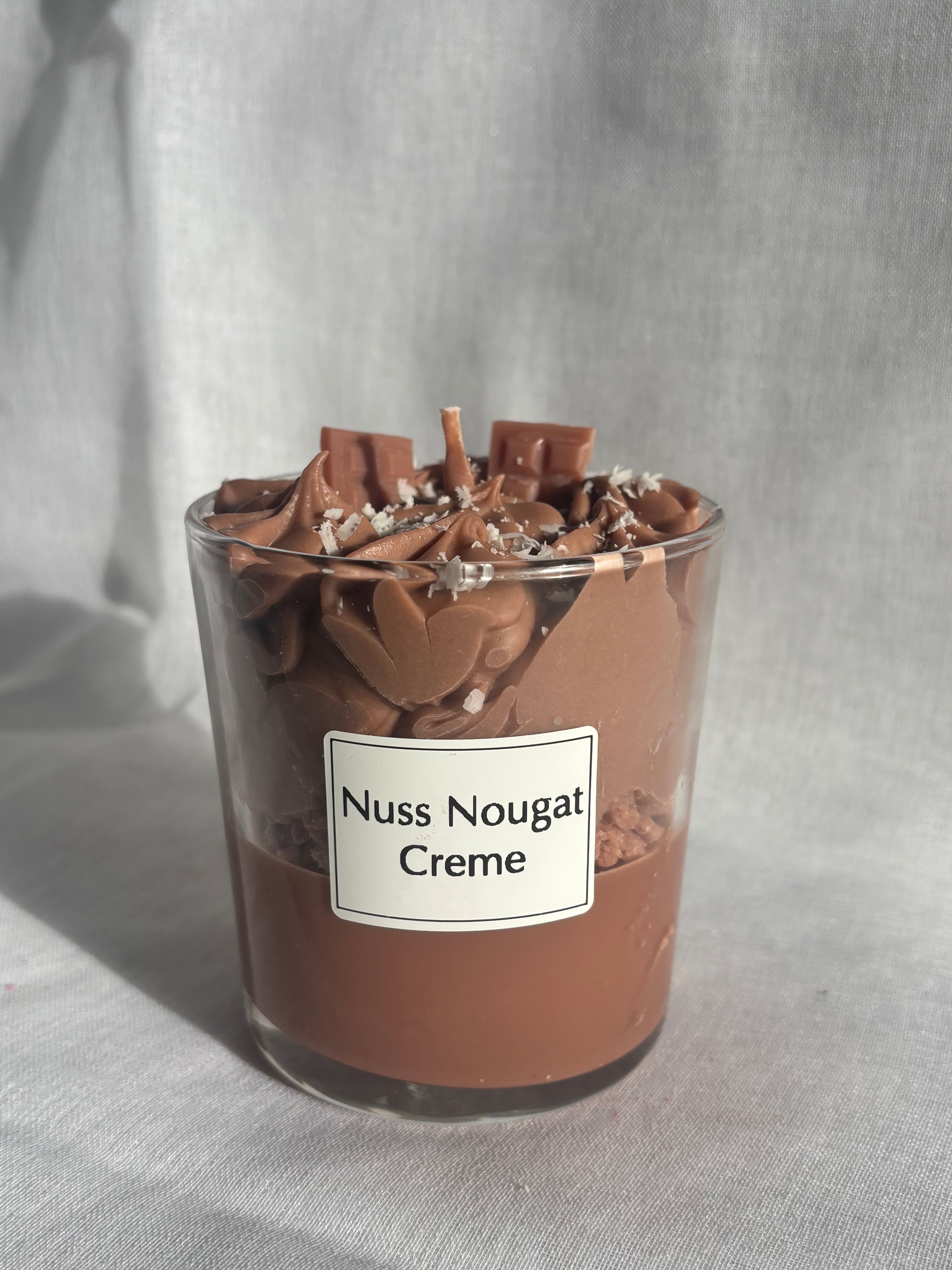 Nuss Nougat Creme – Duftkerze aus Sojawachs